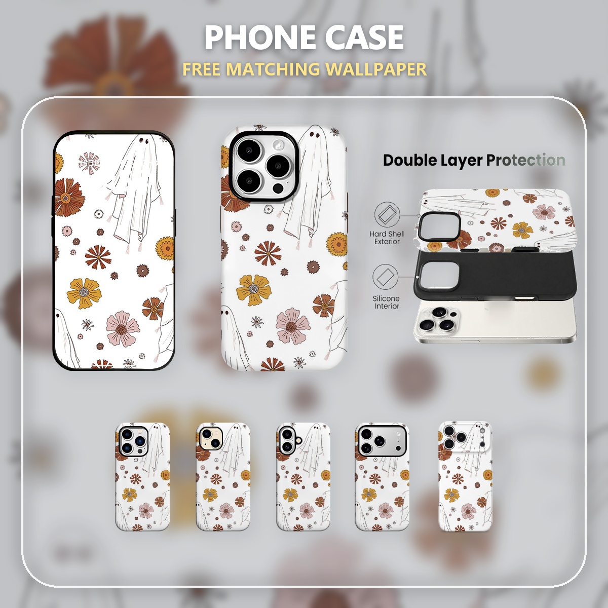 Apple Iphone 16 - Etui na telefon z motywem Halloween: