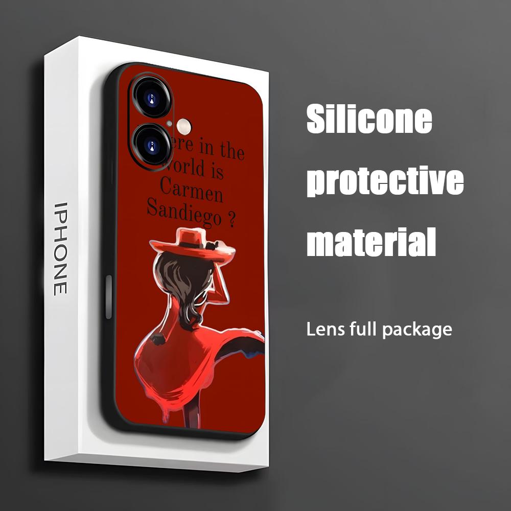 Apple Iphone 15 Pro Max - Etui na telefon Hot Carmen Sandiego