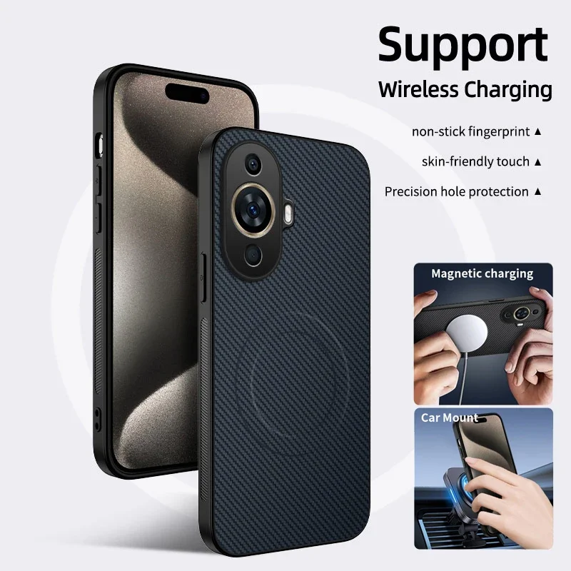 Tekstura włókna węglowego do m – Huawei Nova 12 recenzja i cena