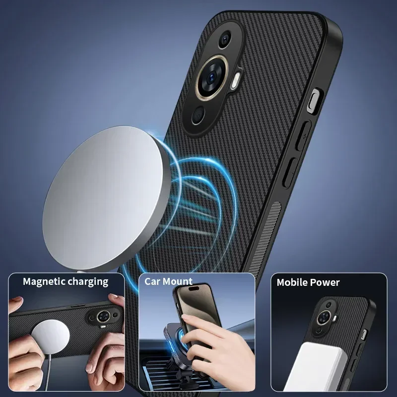 Tekstura włókna węglowego do m – Huawei Nova 12 recenzja i cena